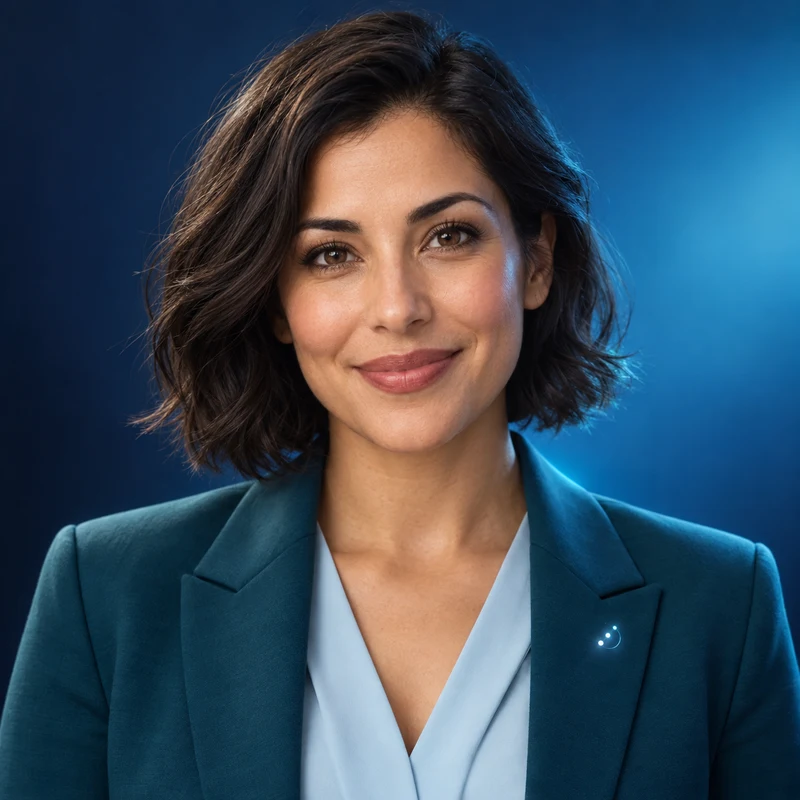 Nora, female AI Receptionist persona portrait
