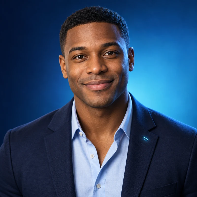 Owen, male AI Receptionist persona portrait